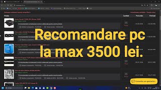 Build pc intel la 3500 lei la cererea unui abonat [upl. by Russell]