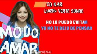 Quiero verte Sonreír Karaoke  Soy Luna  CD Karaoke [upl. by Ahsikal]