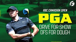 DRAFTKINGS PGA DFS FIRST LOOK THIS WEEK RBC Canadian Open [upl. by Ellened800]