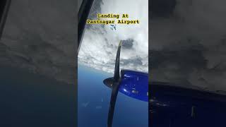 Landing at Pantnagar airport ✈️ pantnagar airport flight shorts [upl. by Joelie]