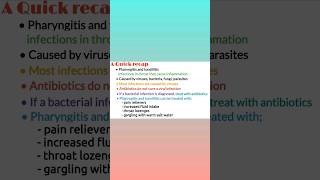 Pharyngitis and tonsillitis difference causes symptoms treatment youtube shorts medical shorts [upl. by Damal378]