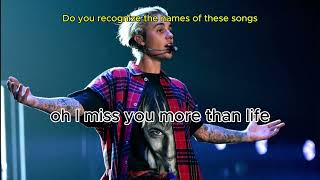 Justin Bieber Lyrics  Greatest Hits [upl. by Nysa875]