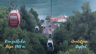 Gerlitzen Gipfel 1911m Alpe  PanoramaKanzelbahn [upl. by Oicram866]