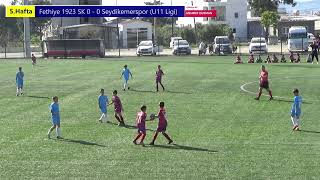 Fethiye 1923 SK 8  0 Seydikemerspor Muğla U11 Ligi H Grubu 5Hafta [upl. by Kris814]