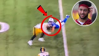 Micheal Pittman Jr Injury after Damontae Kazee Hit  Pittsburgh Steelers vs Indianapolis Colts [upl. by Kreegar]