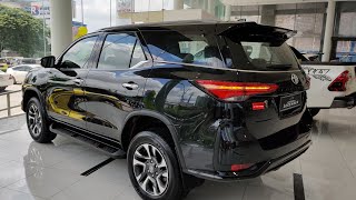 2022 Toyota Fortuner Legender Black Color  3 Row Seats SUV  Interior and Exterior [upl. by Nevin]