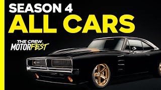 ALL CARS to THE CREW MOTORFEST Season 4  Calendar  TCM [upl. by Stephania]