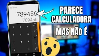 APP DISFARÃ‡ADO DE CALCULADORA PARA ESCONDER ARQUIVOS [upl. by Yalonda]