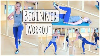 Beginner Workout  Afvallen Buikspieren en Billen [upl. by Merp]