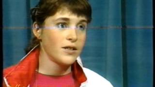 Winter Olympic Games Calgary 1988  1500 m interview Van Gennip [upl. by Nesbitt]