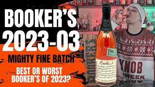 Bookers 202303 Mighty Fine Batch Bourbon Review [upl. by Georgi]