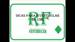 Dicas para o vestibular da Unb [upl. by Kristien]