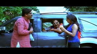 Ravishankar Dropped Sirisha To College Because Of His Mistake  Varadanayaka Kannada Movie Part 2 [upl. by Alded]