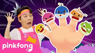 Zombie Shark Finger Family  Finger Family Song  Spooky Baby Sharks Everywhere  Pinkfong Official [upl. by Richardson]