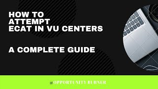 ECAT demo  Guidelines about how to attempt ECAT on computers  UET Lahore Test [upl. by Haissem109]