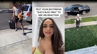 Surprising Boyfriend in College Couch Guy TikTok [upl. by Grady897]