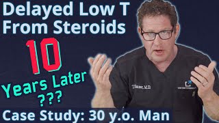 Delayed Low T from Steroids  30 year old Man Case Study [upl. by Isyad]