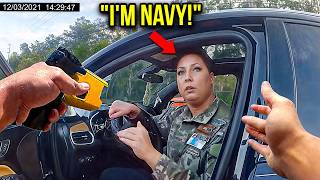 Idiot Cops Who Got HUMBLED By Navy Veterans [upl. by Eniwtna]