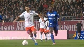 Goal Younes BELHANDA 19  ESTAC Troyes  Montpellier Hérault SC 11  201213 [upl. by Iorgos]