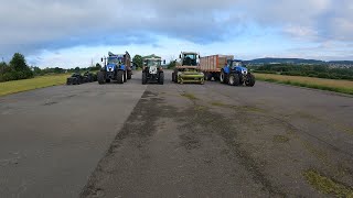 FarmVlog 103  1 Schnitt für die BGA  2x New Holland T7270  Steyr Expert 4130  Jaguar 900 [upl. by Anavoj]