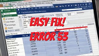 How to Fix Run Time Error 53 in Excel on Mac and Windows [upl. by Aneeh]