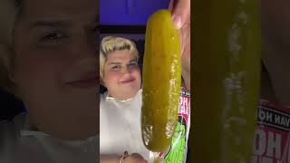 Spicy pickle ASMR 🌶🥒🔥 [upl. by Nonnelg]