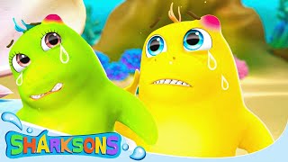 5 Little Reef Sharks  The Sharksons  Songs for Kids  Nursery Rhymes amp Kids Songs [upl. by Ardua714]