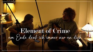 element of crime  am ende denk ich immer nur an dich  cover [upl. by Ahsineg]