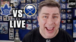 Toronto Maple Leafs vs Buffalo Sabres Watchalong LIVE w Steve Dangle [upl. by Sashenka]