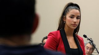 Im a survivor US Olympian confronts abuser Larry Nassar in court [upl. by Anivel452]