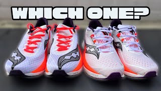 SAUCONY ENDORPHIN SHOES Speed 4 vs Pro 4 [upl. by Laram907]