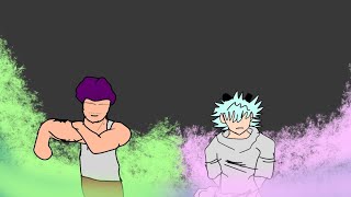 hakari e hajime vs toji parte 4 my animation [upl. by Derwon]