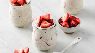 Creamy Overnight Oats with Yogurt [upl. by Cirilo40]