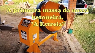 Betoneira CSM 200 L a melhor do Brasil Agora a obra cresce [upl. by Solon]