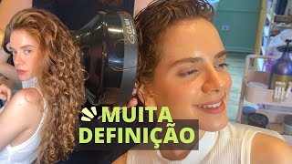 ESPECIALISTA EM CACHOS FINALIZOU MEU CABELO 😱 [upl. by Aisercal]