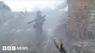 Ukraine frontline street fighting as Russian troops attack Bakhmut  BBC News [upl. by Andryc]