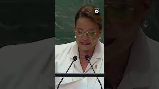 Xiomara Castro denuncia imposiciones coloniales en Honduras [upl. by Flossy107]