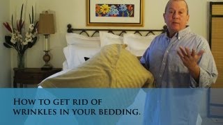 Getting wrinkles out of your bedding wwwverolinenscom [upl. by Anatolio933]