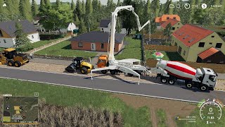 FS19  Map TCBO Mınıng project  Beton dökme  3  Farming Simulator 19 [upl. by Enneillij]