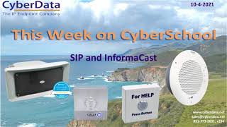 CyberSchool  SIP and InformaCast [upl. by Lohse]