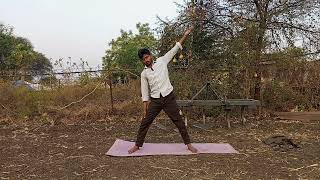 Yogic jogging Vyayam kaise kare in Hind  Morning yoga practice yogi ganesh [upl. by Kev]