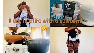 A REALISTIC DAY IN MY LIFE WITH A NEWBORN  HOW TO USE A TOMMEE TIPPEE ADVANCED ELECTRIC STERILISER [upl. by Fonzie]