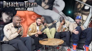 The War Hammer Titan vs Eren Attack on Titan Season 4 Episode 6 REACTION [upl. by Kailey]