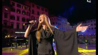 Lara Fabian a Firenze canta quotAdagioquot in un concerto Francese dedicato alle canzone italiane [upl. by Harriman727]