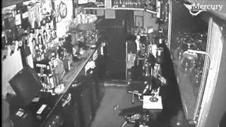 Shropshire pub poltergiest caught on CCTV as glasses thrown [upl. by Nayk]