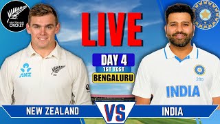 India vs New Zealand 1st Test Day 4  IND vs NZ Live Match Score amp Commentary  Day 4Session 2 [upl. by Swayder]