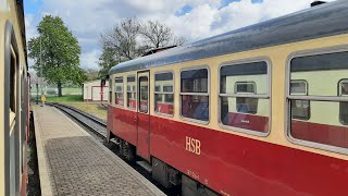 Letzter Dampfzug im Winterfahrplan 25042024 der Harzer Schmalspurbahn  Selketalbahn [upl. by Leirum845]