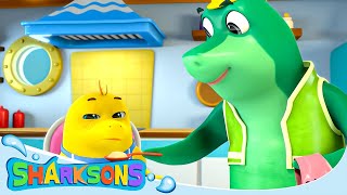 Shark Family  Videos for Kids  Nursery Rhymes amp Kids Songs  The Sharksons [upl. by Zackariah]