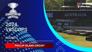 iRacing  2024 V8SCOPS  Round 2 at Phillip Island [upl. by Eeryn947]