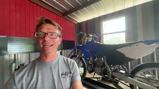 YZ250 2 Stroke Porting and Dyno [upl. by Annaohj779]